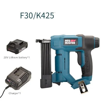 Electric nail gun rechargeable lithium battery f30 gas nail gun wireless dual-use nail gun woodworking
Electric nail gun rechargeable lithium battery f30 gas nail gun wireless dual-use nail gun woodworking