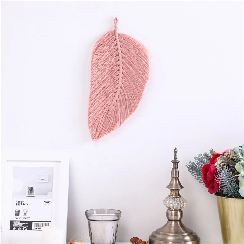 Nordic Leaf Tapestry Boho Style Home Decor Hand-woven Cotton Wall Hanging Decoration Bohemian Kawaii Room Decoration Ornaments
Nordic Leaf Tapestry Boho Style Home Decor Hand-woven Cotton Wall Hanging Decoration Bohemian Kawaii Room Decoration Ornaments