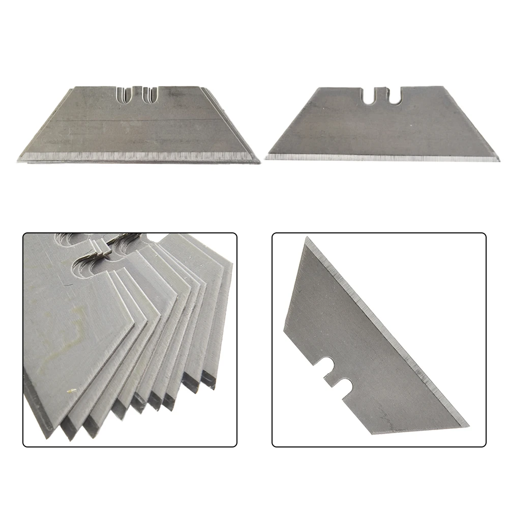 Hand Tools Trapezoidal Blade Multifunction Replacement Blade Silver 20Pcs/Set Art Craft Carbon Steel Cutter Tool
Hand Tools Trapezoidal Blade Multifunction Replacement Blade Silver 20Pcs/Set Art Craft Carbon Steel Cutter Tool