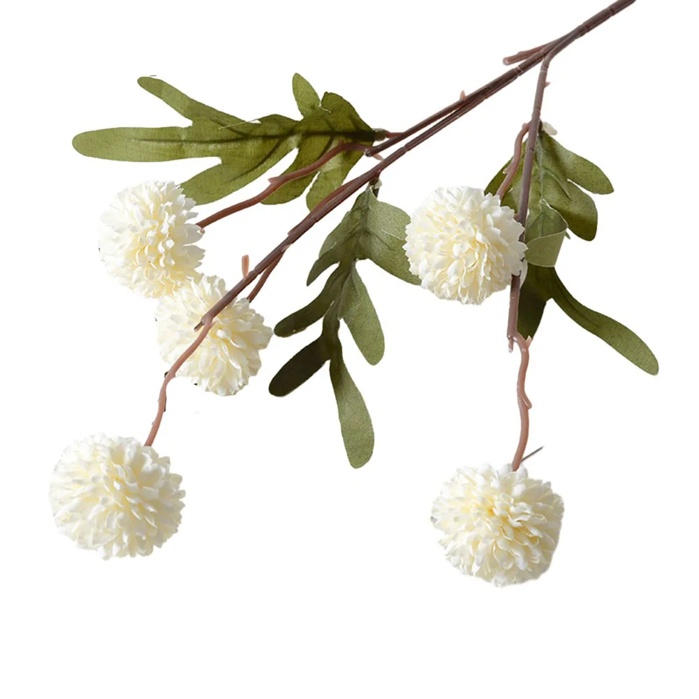 2pcs Artificial Flowers 5 Heads Dandelions False Flower Small Thorn Ball Hydrangea Simulation Plant Home Wedding Decoration
2pcs Artificial Flowers 5 Heads Dandelions False Flower Small Thorn Ball Hydrangea Simulation Plant Home Wedding Decoration
