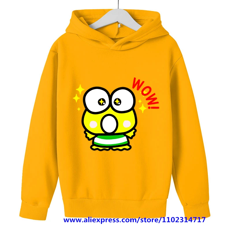 MINISO Kero Kero Keroppi Hoodie Kids Clothes Girls Clothing Sanrio Boys Sweatshirts Spring Boys Long Sleeves Cartoon Hooded 
MINISO Kero Kero Keroppi Hoodie Kids Clothes Girls Clothing Sanrio Boys Sweatshirts Spring Boys Long Sleeves Cartoon Hooded