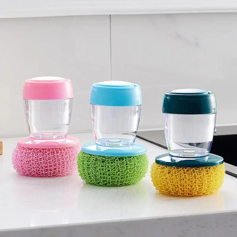 Soap Dispensing Brush for Dishes Household Refillable Kitchen Scrubber Portable Dish Brush for Home Restaurant Multipurpose
Soap Dispensing Brush for Dishes Household Refillable Kitchen Scrubber Portable Dish Brush for Home Restaurant Multipurpose