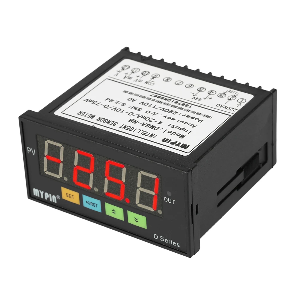 MYPIN Digital Sensor Meter Multi-functional Intelligent LED Display 0-75mV/4-20mA/0-10V Input Pressure Transmitters
MYPIN Digital Sensor Meter Multi-functional Intelligent LED Display 0-75mV/4-20mA/0-10V Input Pressure Transmitters