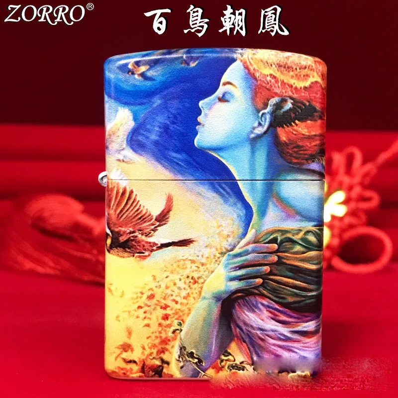 Zorro Baibirds Chao Feng керосиновая Зажигалка Чистая медь окрашенная флип ветрозащитный шлифовальный круг индивидуальный креативный
Zorro Baibirds Chao Feng керосиновая Зажигалка Чистая медь окрашенная флип ветрозащитный шлифовальный круг индивидуальный креативный