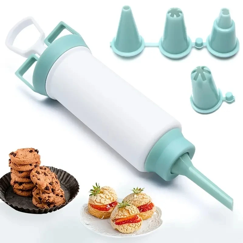 1 Set Plastic Filling Injector 4pcs Nozzles Cream Syringe Kit Cream Flower Mouth Squirt Gun For Baking Cake Decorating Tool
1 Set Plastic Filling Injector 4pcs Nozzles Cream Syringe Kit Cream Flower Mouth Squirt Gun For Baking Cake Decorating Tool