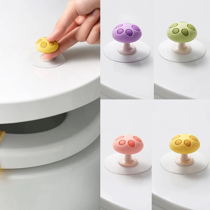 Toilet Seat Cover Lid Lifter Mushroom Shape Ring Flapper Handle Holder Silicone Household Bathroom WC Accessories Avoid Touching
Toilet Seat Cover Lid Lifter Mushroom Shape Ring Flapper Handle Holder Silicone Household Bathroom WC Accessories Avoid Touching
