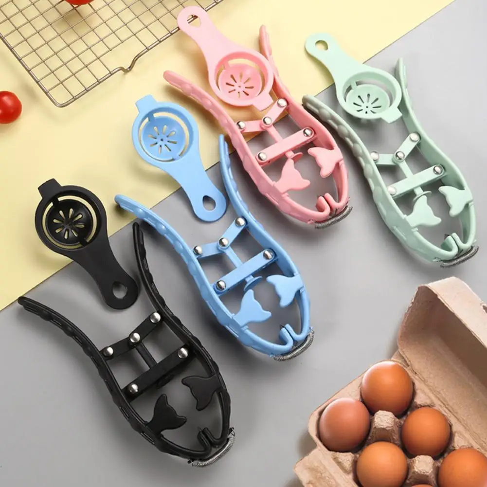 1 Set Egg Opener Spring Design Eggshell Cutter Easily Opening Lightweight Egg Yolk Separator Egg Cracking Tool Kitchen Gadget
1 Set Egg Opener Spring Design Eggshell Cutter Easily Opening Lightweight Egg Yolk Separator Egg Cracking Tool Kitchen Gadget