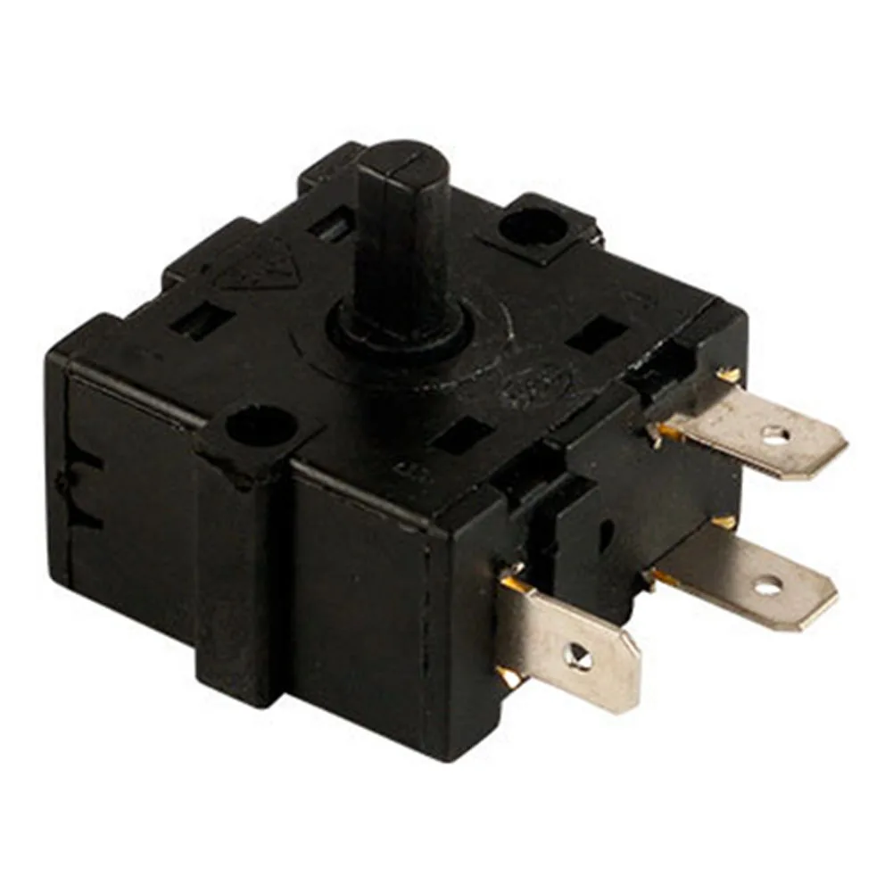 Electric Room Heater 3 Pin 5Pin Rotary Switch Selector AC250V 16A Radiator Black Gear Switch Power Supply Adaptor
Electric Room Heater 3 Pin 5Pin Rotary Switch Selector AC250V 16A Radiator Black Gear Switch Power Supply Adaptor
