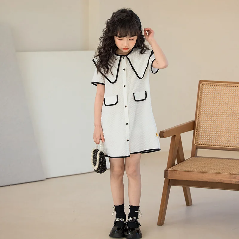 Girls Dress Summer 2023 New Children Contrast Color Casual Clothing Kids Elegant Straight Dress, #7451
Girls Dress Summer 2023 New Children Contrast Color Casual Clothing Kids Elegant Straight Dress, #7451
