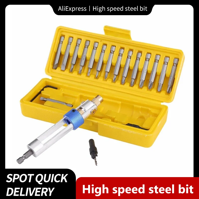 20 Pieces Set High Speed Steel Countersunk Bit Bit Screwdriver Conversion Tool Fittings Tool Parts
20 Pieces Set High Speed Steel Countersunk Bit Bit Screwdriver Conversion Tool Fittings Tool Parts