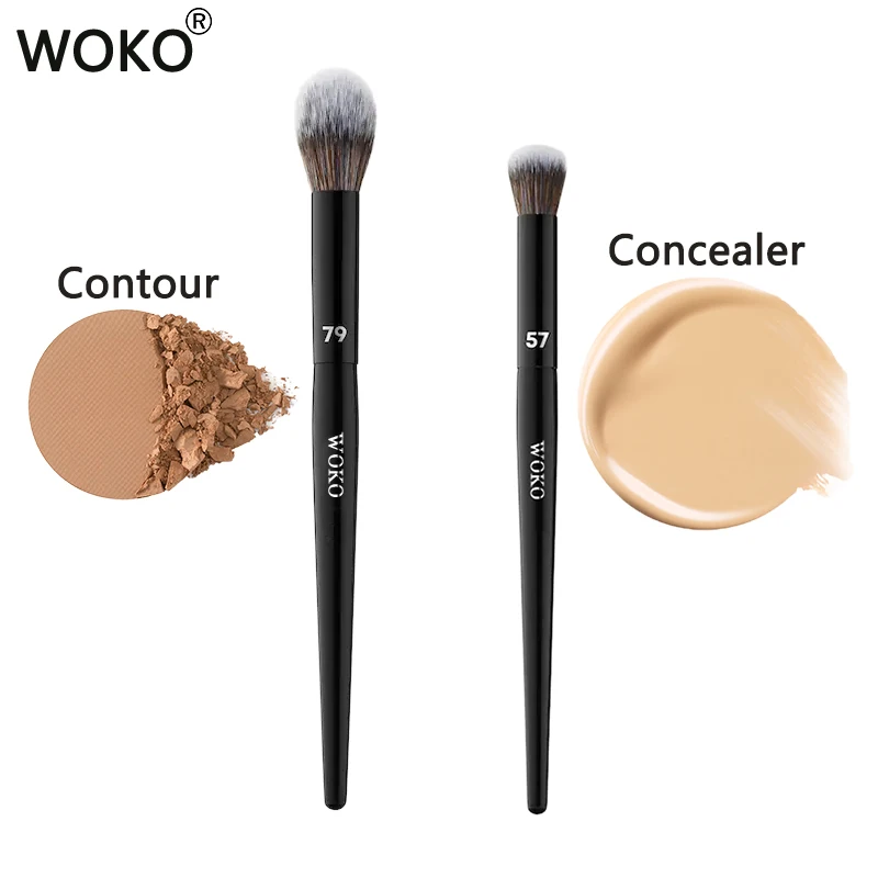 PRO 57 Concealer Brush Professional Cream Concealer Blending Makeup Tool 79 Contour Brush Highlighter Sculpting Contour Brush
PRO 57 Concealer Brush Professional Cream Concealer Blending Makeup Tool 79 Contour Brush Highlighter Sculpting Contour Brush