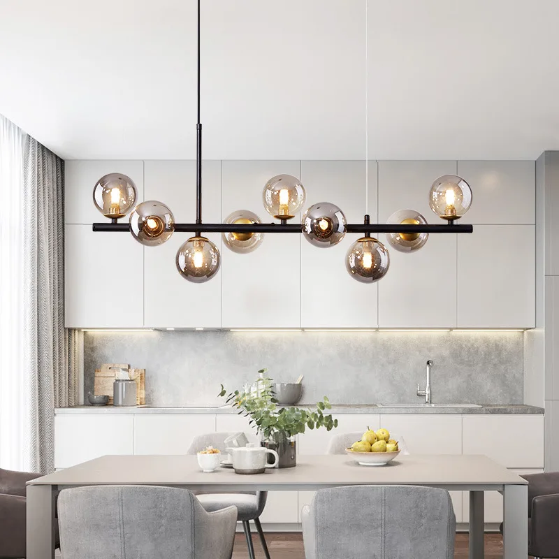 Dining Room Chandelier Post-Modern Simple Long Minimalist Glass Magic Bean Chandelier Nordic Style Dining Room Lamps
Dining Room Chandelier Post-Modern Simple Long Minimalist Glass Magic Bean Chandelier Nordic Style Dining Room Lamps