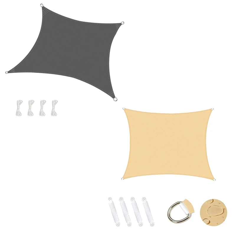 Sun Shade Sail Waterproof Outdoor Rectangle Shade Canopy UV Block Awning For Patio Garden Backyard Lawn
Sun Shade Sail Waterproof Outdoor Rectangle Shade Canopy UV Block Awning For Patio Garden Backyard Lawn