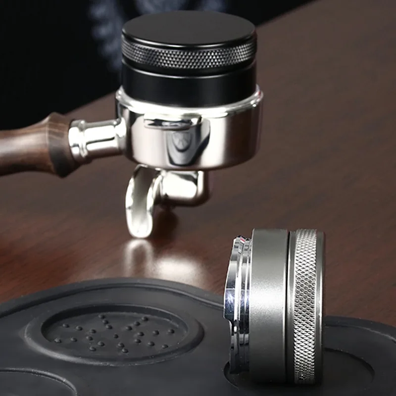 Coffee Distributor, Espresso Distribution Tool/Leveler, 3 Angled Slopes Adjustable Palm Tamper Fits 51/53/58mm Portafilter
Coffee Distributor, Espresso Distribution Tool/Leveler, 3 Angled Slopes Adjustable Palm Tamper Fits 51/53/58mm Portafilter