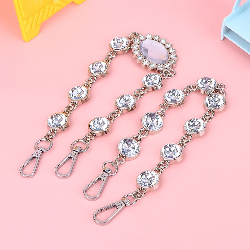 Fashion Rhinestone Chain Handbag Strap For Women Luxury Cz Diamond Chain Bag Handle Chains Bags Accessories
Fashion Rhinestone Chain Handbag Strap For Women Luxury Cz Diamond Chain Bag Handle Chains Bags Accessories