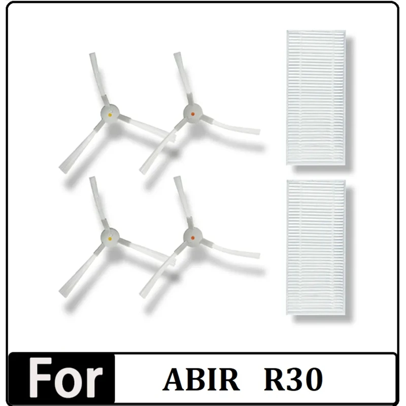 6PCS Washable Side Brush Hepa Filter For ABIR R30 Robot Vacuum Cleaner Parts Accessories Household Cleaning
6PCS Washable Side Brush Hepa Filter For ABIR R30 Robot Vacuum Cleaner Parts Accessories Household Cleaning