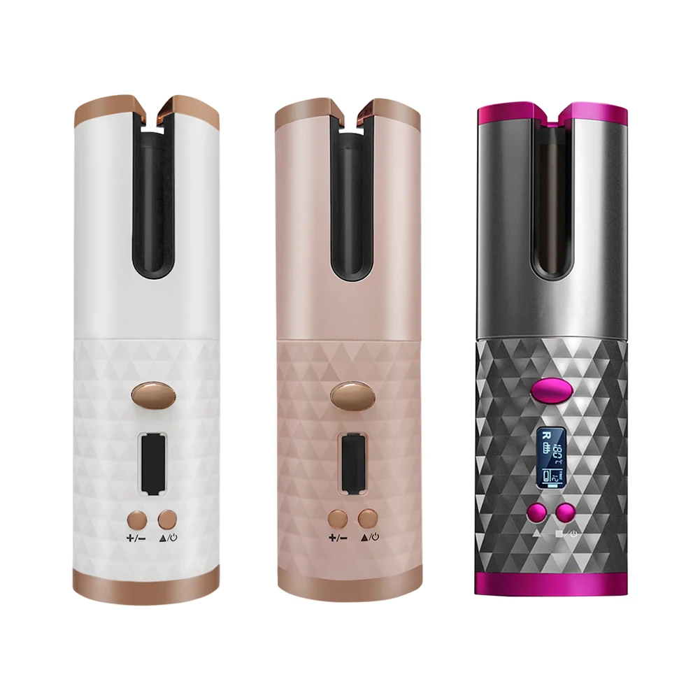 Cordless Automatic Hair Curler USB Rechargeable Hair Curling Iron Curls Wave LCD Display Ceramic Curly Rotating Hair Waver Styer
Cordless Automatic Hair Curler USB Rechargeable Hair Curling Iron Curls Wave LCD Display Ceramic Curly Rotating Hair Waver Styer