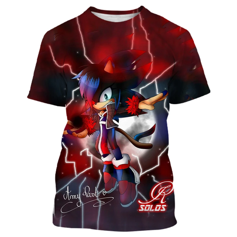 Новая детская футболка, летняя модная детская футболка sonic, футболка с мультяшным аниме принтом для мальчиков и девочек, крутая футболка с 3D-...
Новая детская футболка, летняя модная детская футболка sonic, футболка с мультяшным аниме принтом для мальчиков и девочек, крутая футболка с 3D-...