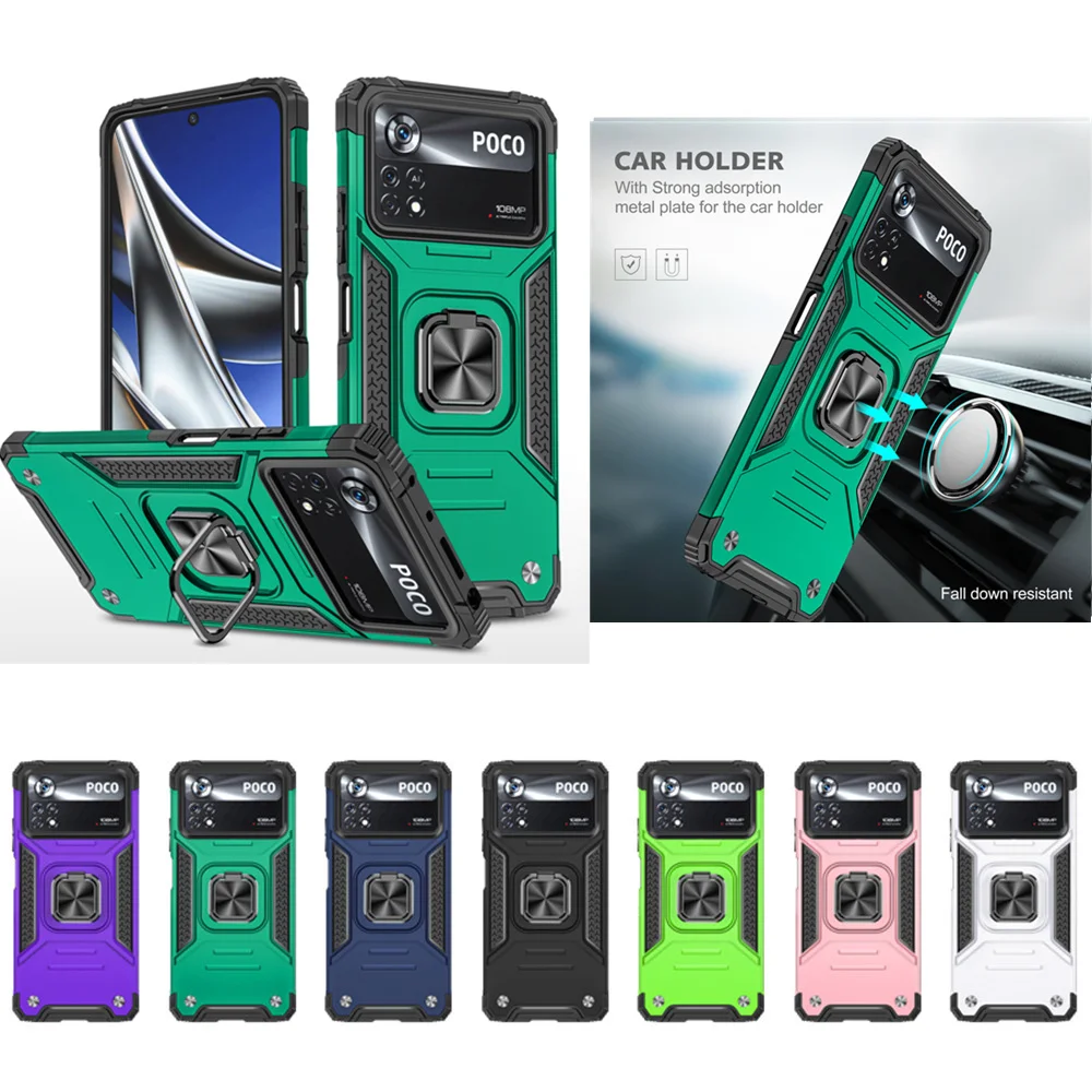 For Xiaomi PocoX4 Pro Case Shockproof Armor Ring Cover For Poco Poko Pocco Little X4Pro X 4 Pro 4Pro X4 Pro 5G Stand Holder
For Xiaomi PocoX4 Pro Case Shockproof Armor Ring Cover For Poco Poko Pocco Little X4Pro X 4 Pro 4Pro X4 Pro 5G Stand Holder
