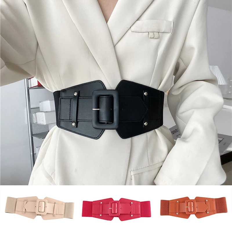 2022 New Fashion Belts for Women PU Leather Square Pin Buckle Cummerbunds Hot Body Corset Cummerbund Female Wide Soft Waistbands
2022 New Fashion Belts for Women PU Leather Square Pin Buckle Cummerbunds Hot Body Corset Cummerbund Female Wide Soft Waistbands