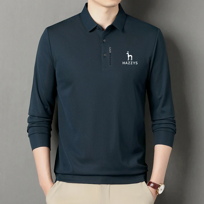 Fashion Men New Business Solid Polo Shirts Spring Autumn Cotton Long Sleeve Button Lapel Male Clothing Loose Casual T-Shirt Tops
Fashion Men New Business Solid Polo Shirts Spring Autumn Cotton Long Sleeve Button Lapel Male Clothing Loose Casual T-Shirt Tops