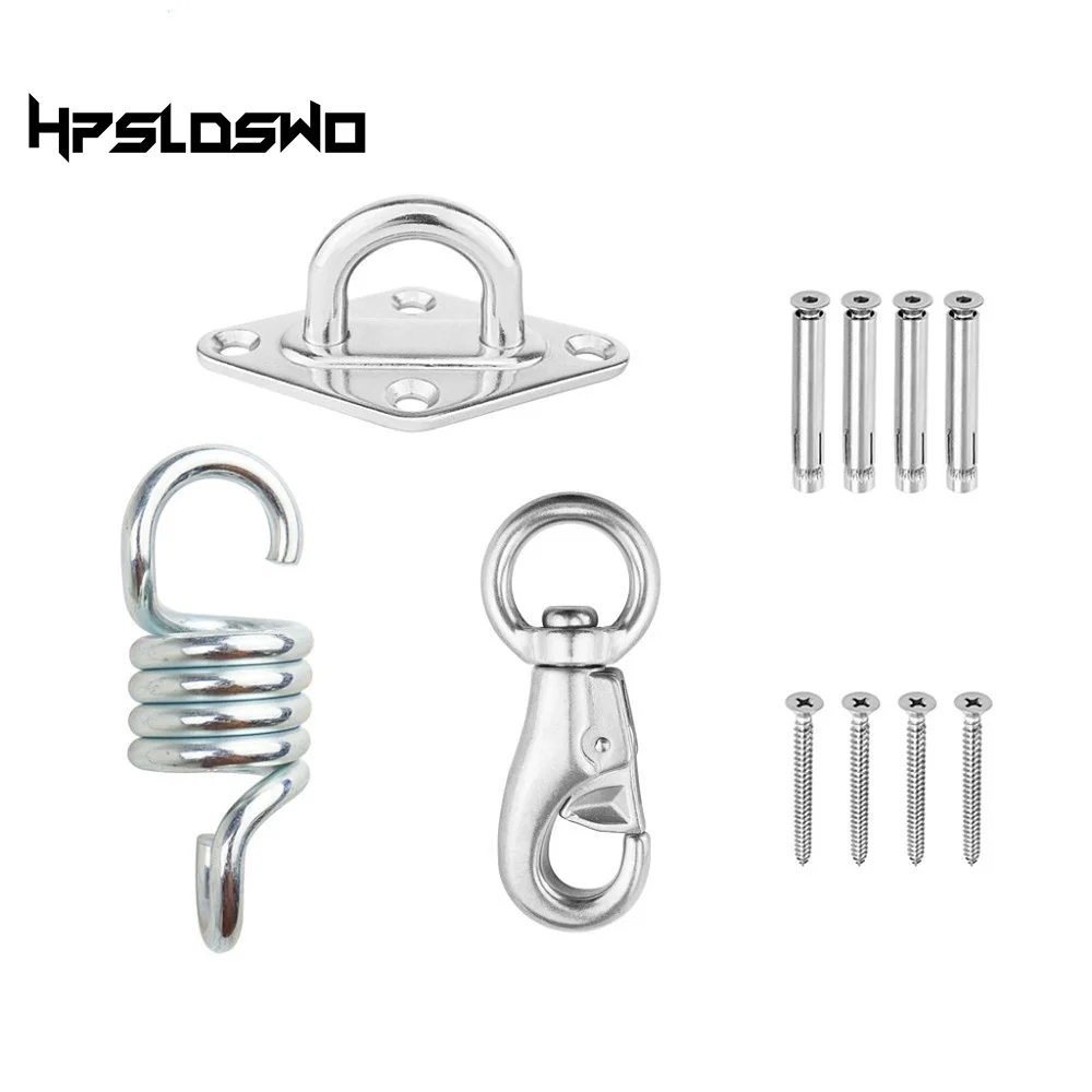 Hammock Chair Ultimate Hanging Accessories Kit 500 LB Capacity Hammock Spring Swivel Hook and Ceiling Hammock Mount Hardware
Hammock Chair Ultimate Hanging Accessories Kit 500 LB Capacity Hammock Spring Swivel Hook and Ceiling Hammock Mount Hardware