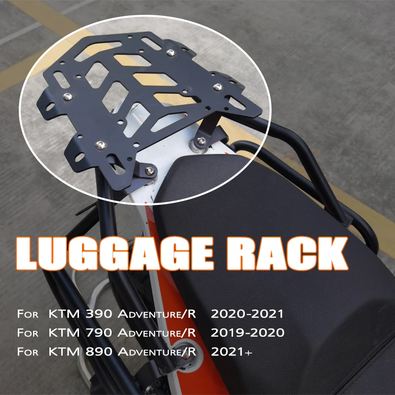 For KTM 390 790 890 Adventure 2020-2021 Motorcycle Rear Luggage Rack Storage Rack Tail Box Holder Bracket Aluminum Durable Rack
For KTM 390 790 890 Adventure 2020-2021 Motorcycle Rear Luggage Rack Storage Rack Tail Box Holder Bracket Aluminum Durable Rack