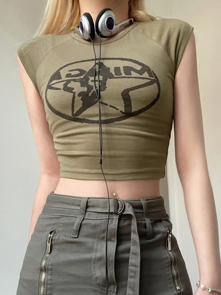 Star Print Y2K Women Crop Tank Sleeveless Vintage 90s Girl Dancer Vest Tee Streetwear Korean Fashion Camis Tops 2023
Star Print Y2K Women Crop Tank Sleeveless Vintage 90s Girl Dancer Vest Tee Streetwear Korean Fashion Camis Tops 2023