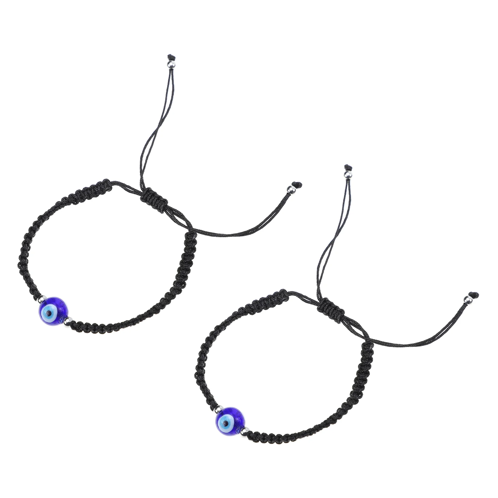 2 Pcs Eye Bracelet Adjustable Braided Men Bracelets Woven Jewelry Women Bead Rope Gift Lovers Black
2 Pcs Eye Bracelet Adjustable Braided Men Bracelets Woven Jewelry Women Bead Rope Gift Lovers Black