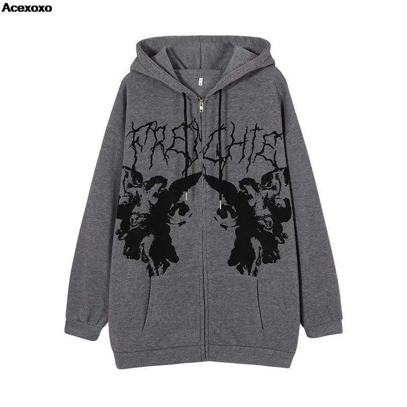 New winter women's fashion casual hoodie wool street sport zipper cardigan Y2K printed coat
New winter women's fashion casual hoodie wool street sport zipper cardigan Y2K printed coat