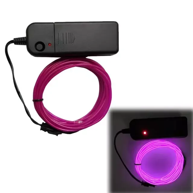 Glow EL Wire Light Car Neon String Lights Car Decor Neon Light LED Lamp Flexible Led Light Strip Car Accessories Interior
Glow EL Wire Light Car Neon String Lights Car Decor Neon Light LED Lamp Flexible Led Light Strip Car Accessories Interior