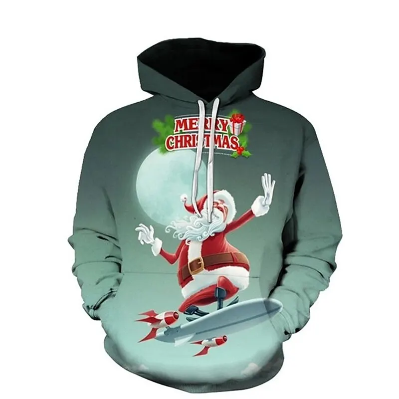 Christmas Hoodies For Men Hooded Graphic T Shirts Funny Santa Claus 3D Printed Tee Pullover Oversized Hoodie Men's Clothing Tops
Christmas Hoodies For Men Hooded Graphic T Shirts Funny Santa Claus 3D Printed Tee Pullover Oversized Hoodie Men's Clothing Tops