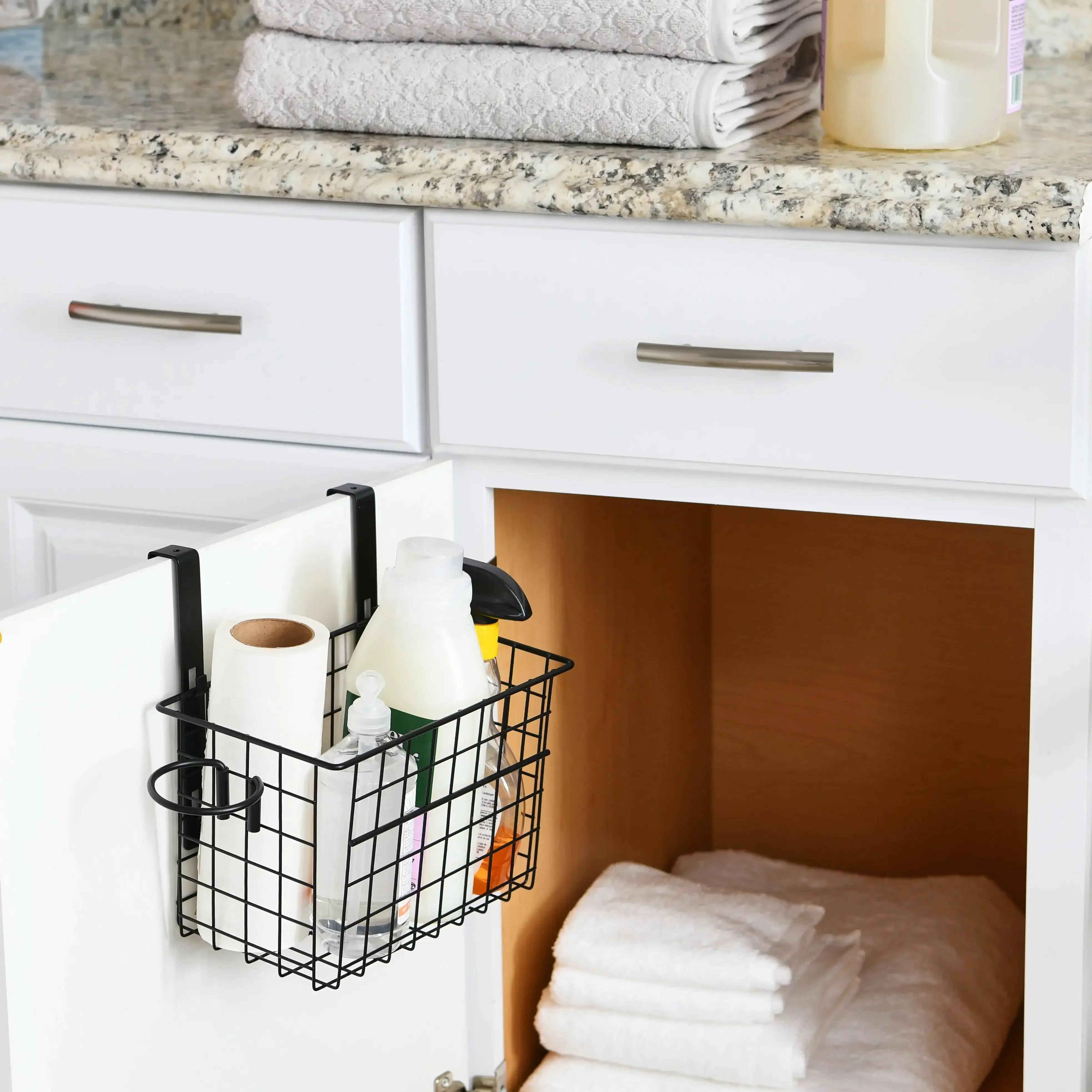 Глубокая металлическая корзина из эссенти на дверь, черная, полки для хранения
Глубокая металлическая корзина из эссенти на дверь, черная, полки для хранения