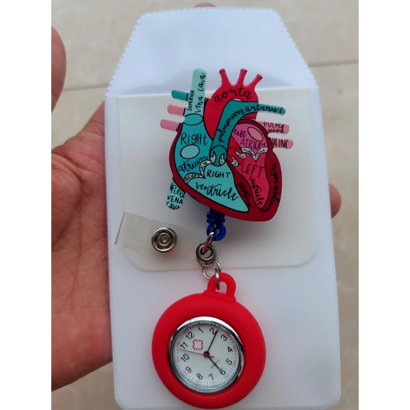 Anatomical Heart Diagram Retractable Badge Reel,Retractable Lovely Cartoon Pattern Nurse Doctor Pocket Hang Clips Watches Colour
Anatomical Heart Diagram Retractable Badge Reel,Retractable Lovely Cartoon Pattern Nurse Doctor Pocket Hang Clips Watches Colour