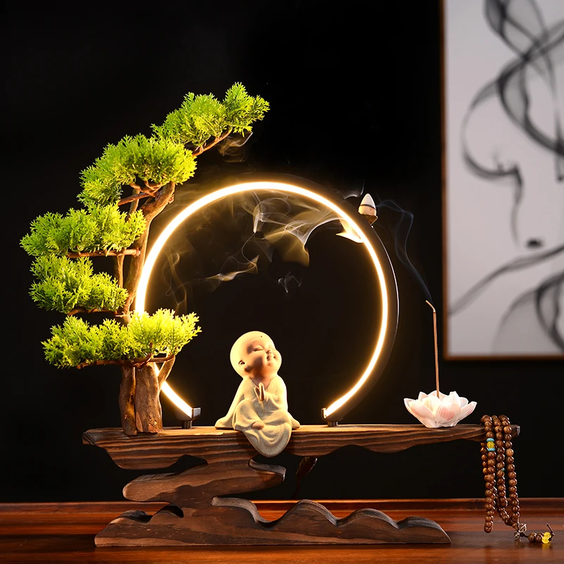 Buddha Backflow For Smoke Wood Incense Burner Chinese Incense Burner Air Humidifier Brule Parfum Office Decoration
Buddha Backflow For Smoke Wood Incense Burner Chinese Incense Burner Air Humidifier Brule Parfum Office Decoration