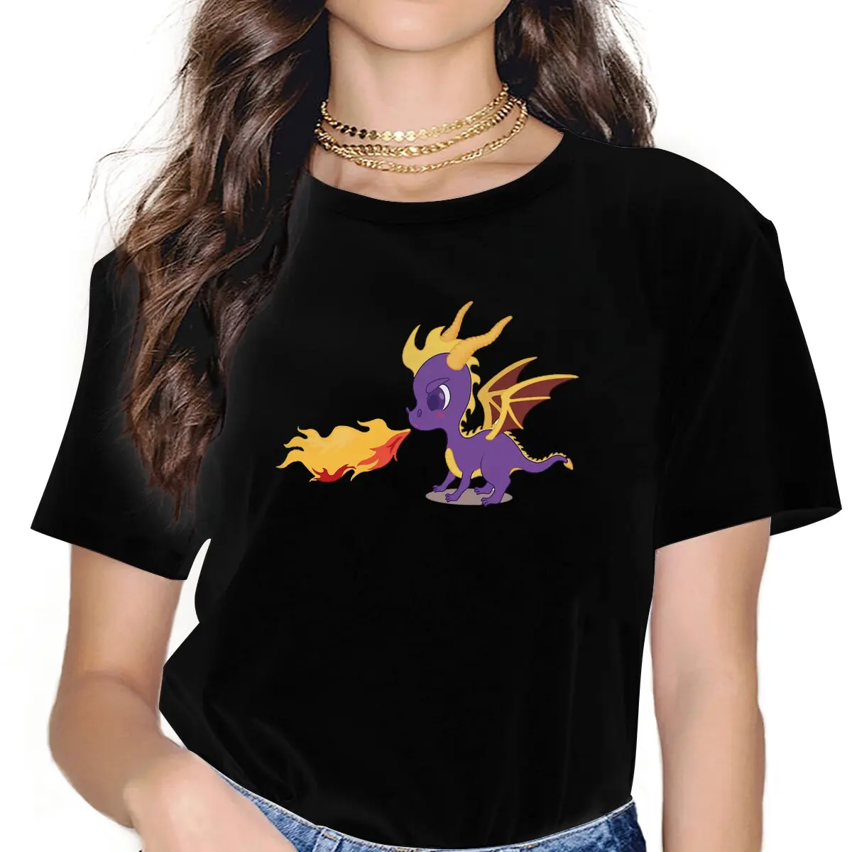 Spyro the Dragon Press Circle Unisex T Shirt Graphic Femmes Tees Summer Clothing Polyester Crewneck TShirt
Spyro the Dragon Press Circle Unisex T Shirt Graphic Femmes Tees Summer Clothing Polyester Crewneck TShirt