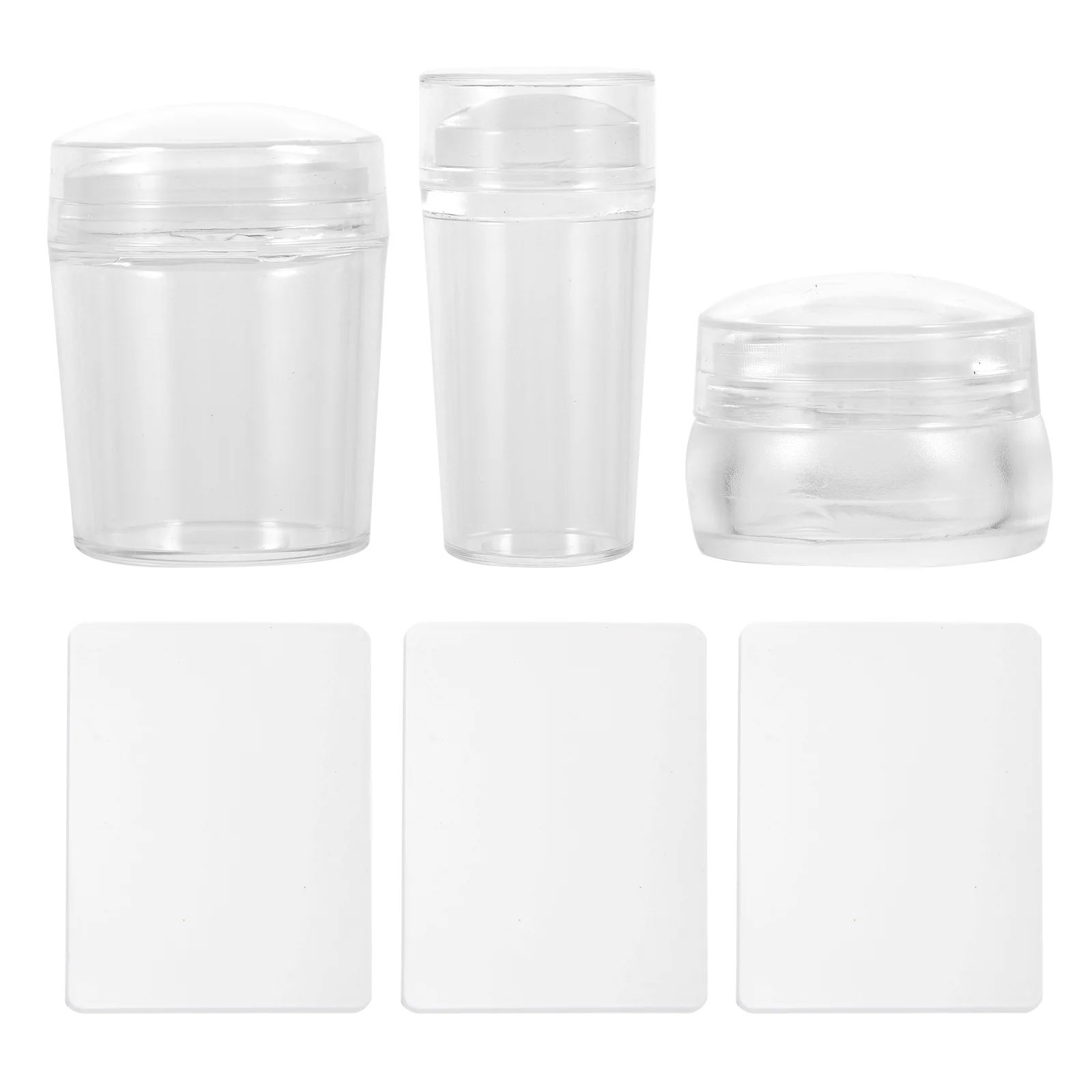Nail Stamperjelly Stamping Manicure Silicone Scraper Set Transparentprinter Plates Tool Kit
Nail Stamperjelly Stamping Manicure Silicone Scraper Set Transparentprinter Plates Tool Kit