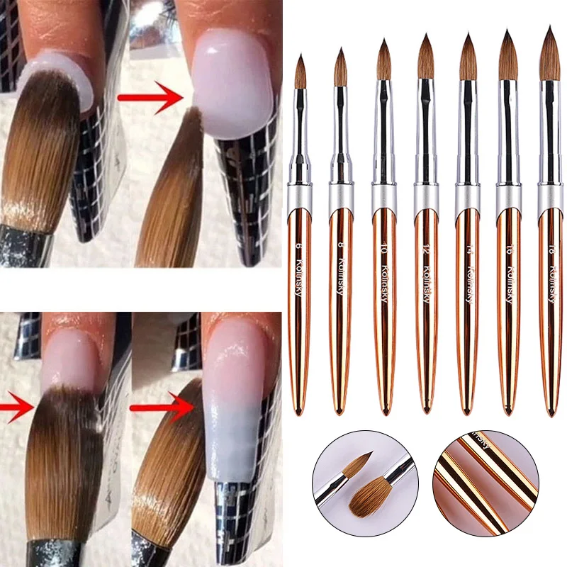 Acrylic Powder Nail Drawing UV Gel Carving Pen 100% Pure Kolinsky Hair Nail Brush DIY Tool Manicure Metal Handle Nail Builder
Acrylic Powder Nail Drawing UV Gel Carving Pen 100% Pure Kolinsky Hair Nail Brush DIY Tool Manicure Metal Handle Nail Builder
