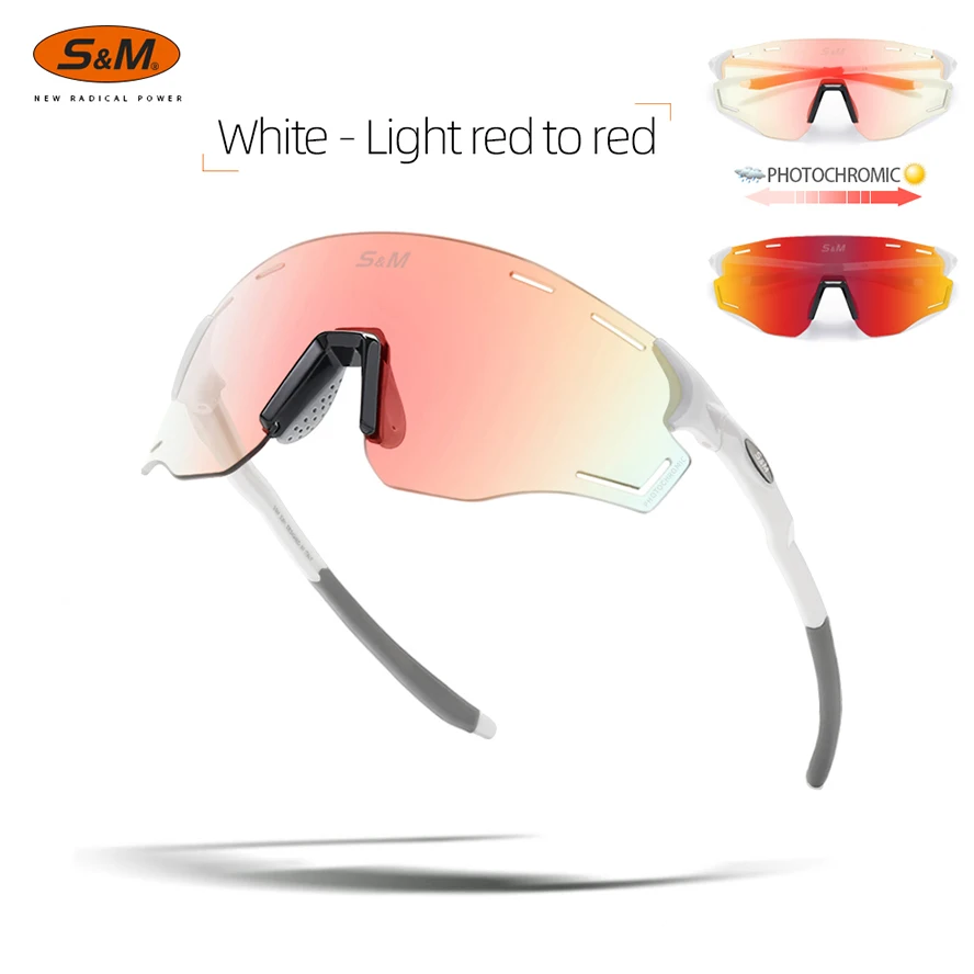 S&M Brand Photochromic Cycling Sunglasses Outdoor MTB Road Bicycle Running Fishing Polarized Sun Glasses Riding Eyewear Goggles
S&M Brand Photochromic Cycling Sunglasses Outdoor MTB Road Bicycle Running Fishing Polarized Sun Glasses Riding Eyewear Goggles