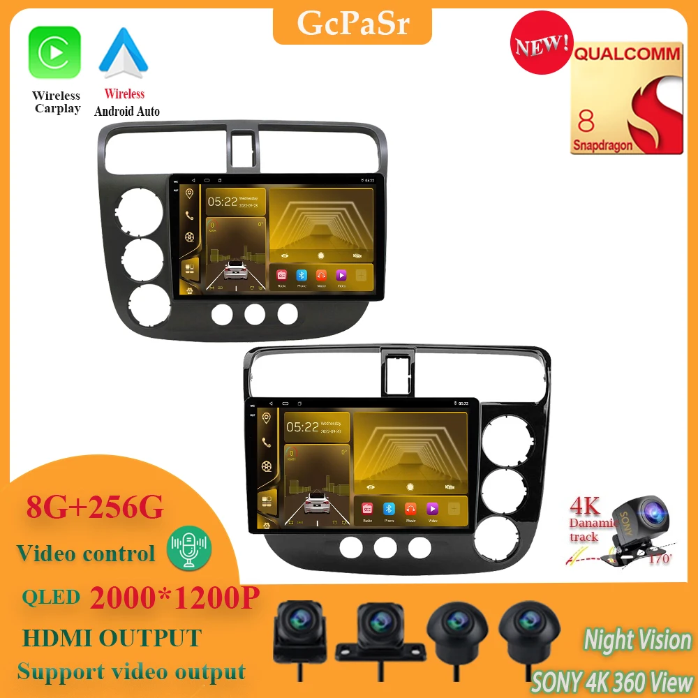 Android 13 Qualcomm Snapdragon высокопроизводительный процессор для Honda CIVIC 2000-2006, автомобильное радио, стерео, мультимедийный плеер, автомобильный телефон
Android 13 Qualcomm Snapdragon высокопроизводительный процессор для Honda CIVIC 2000-2006, автомобильное радио, стерео, мультимедийный плеер, автомобильный телефон