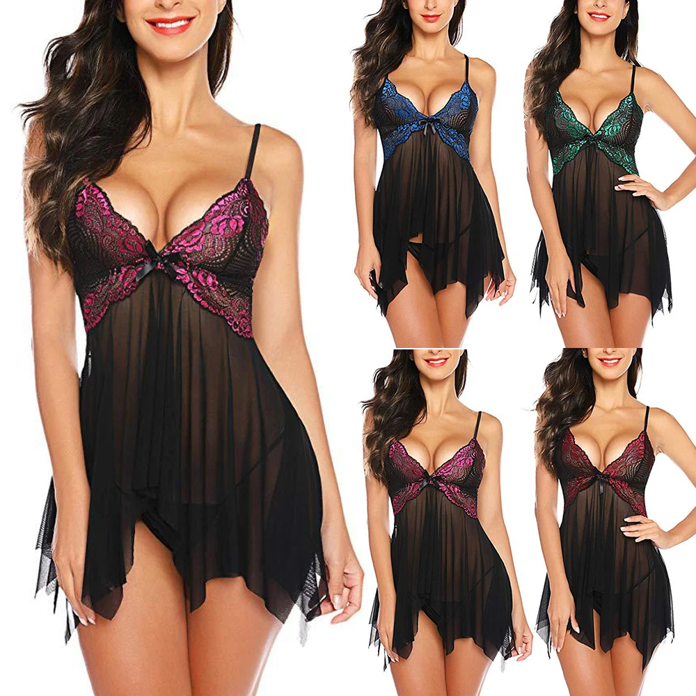 Ночная рубашка, кружевное белье с V-образным вырезом, женская ночная рубашка, пеньюар, ночная рубашка на бретельках, ночная сорочка, сексуальная пижама с цветочным рисунком, ночная сорочка, сексуальная 
Ночная рубашка, кружевное белье с V-образным вырезом, женская ночная рубашка, пеньюар, ночная рубашка на бретельках, ночная сорочка, сексуальная пижама с цветочным рисунком, ночная сорочка, сексуальная