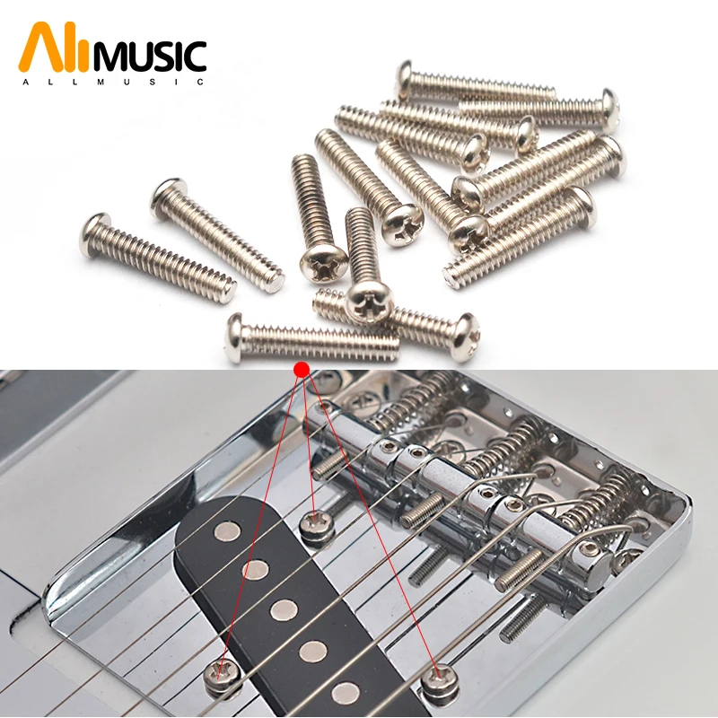 200Pcs US 6# Screw Pickup Hight Adjust Screw 6#x18RM Screw for TL Bridge Height adjusting 3.4x20mm Nickel
200Pcs US 6# Screw Pickup Hight Adjust Screw 6#x18RM Screw for TL Bridge Height adjusting 3.4x20mm Nickel