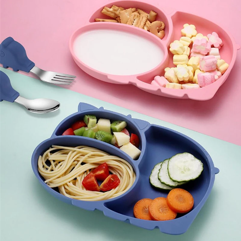 Baby Bowls Sucker Plates Spoons Silicone Suction Feeding Food Tableware BPA Free Non-Slip Kid Dishes Hippo Stainless Fork Set
Baby Bowls Sucker Plates Spoons Silicone Suction Feeding Food Tableware BPA Free Non-Slip Kid Dishes Hippo Stainless Fork Set