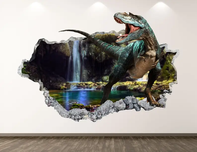 Dinosaur Wall Decal - Cave Animal 3D Smashed Wall Art Sticker Kids Decor Vinyl Mural Poster Custom Gift KD379
Dinosaur Wall Decal - Cave Animal 3D Smashed Wall Art Sticker Kids Decor Vinyl Mural Poster Custom Gift KD379