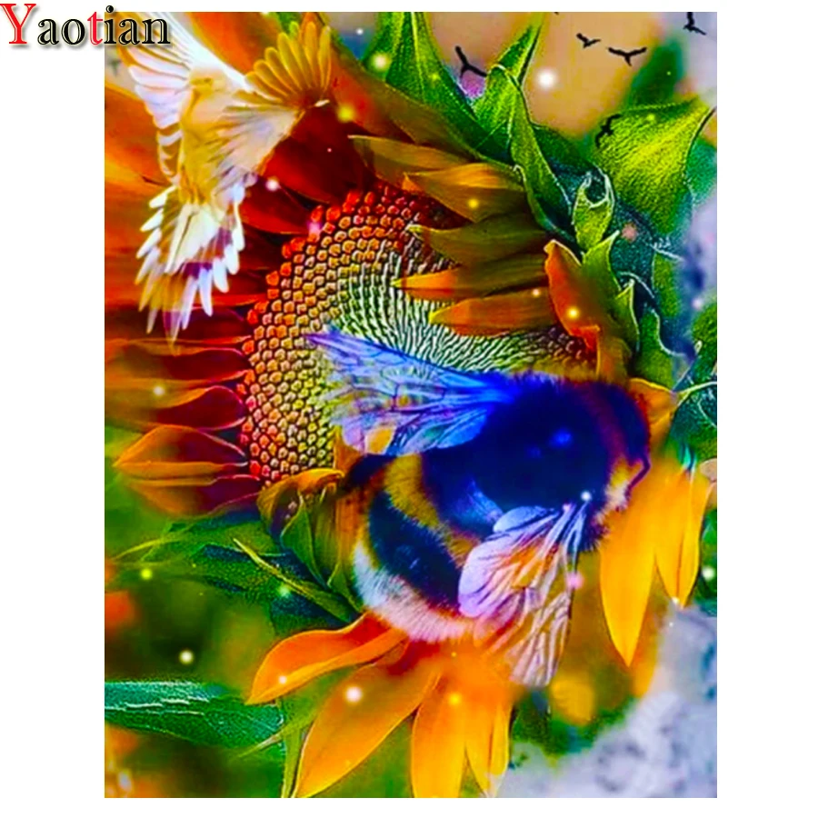 Набор для вышивки крестиком 5D Diy алмазное Рисование Подсолнечник Bee Full Square Drill, мозаика стразы, украшение для дома
Набор для вышивки крестиком 5D Diy алмазное Рисование Подсолнечник Bee Full Square Drill, мозаика стразы, украшение для дома