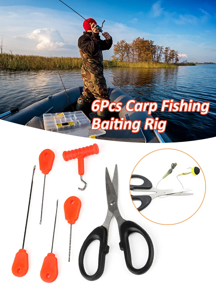 Hot Selling 6Pieces Stainless Needle Scissor Set Carp Fishing Boilie Baiting Drill Stringer Needle Tool Accessories Dropshopping
Hot Selling 6Pieces Stainless Needle Scissor Set Carp Fishing Boilie Baiting Drill Stringer Needle Tool Accessories Dropshopping