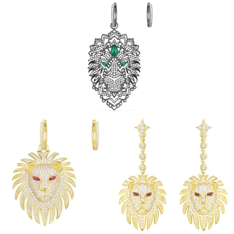 LIDU High Quality 925 Silver Lion Earrings In A Variety Of Stylish And Elegant Monaco Jewelry Gifts For Friends
LIDU High Quality 925 Silver Lion Earrings In A Variety Of Stylish And Elegant Monaco Jewelry Gifts For Friends