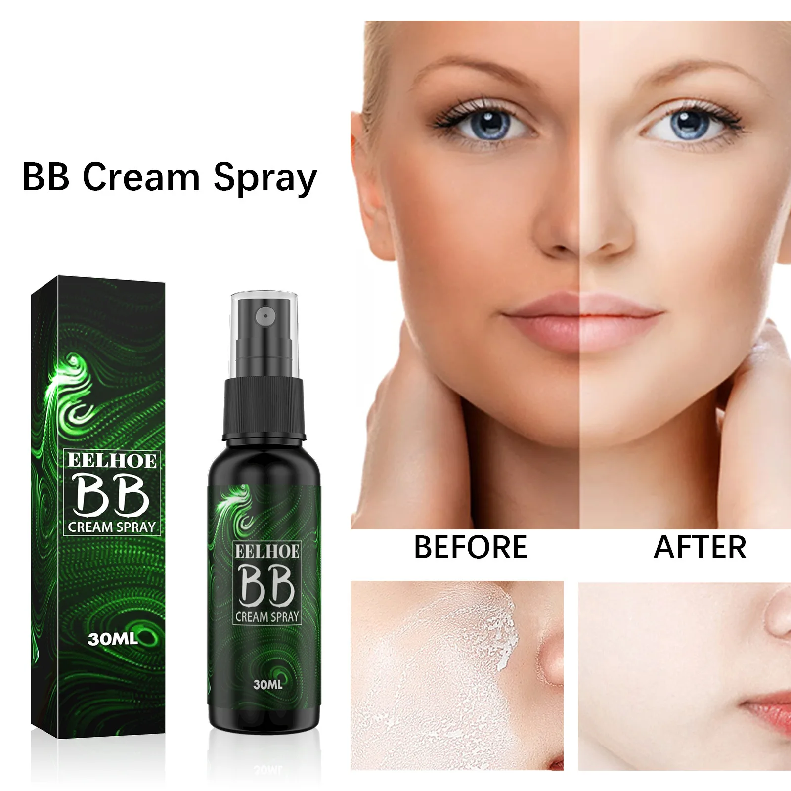 Moisturizer BB Cream Foundation Spray Makeup Portable Lazy Beauty New BB Cream Spray 30ml
Moisturizer BB Cream Foundation Spray Makeup Portable Lazy Beauty New BB Cream Spray 30ml
