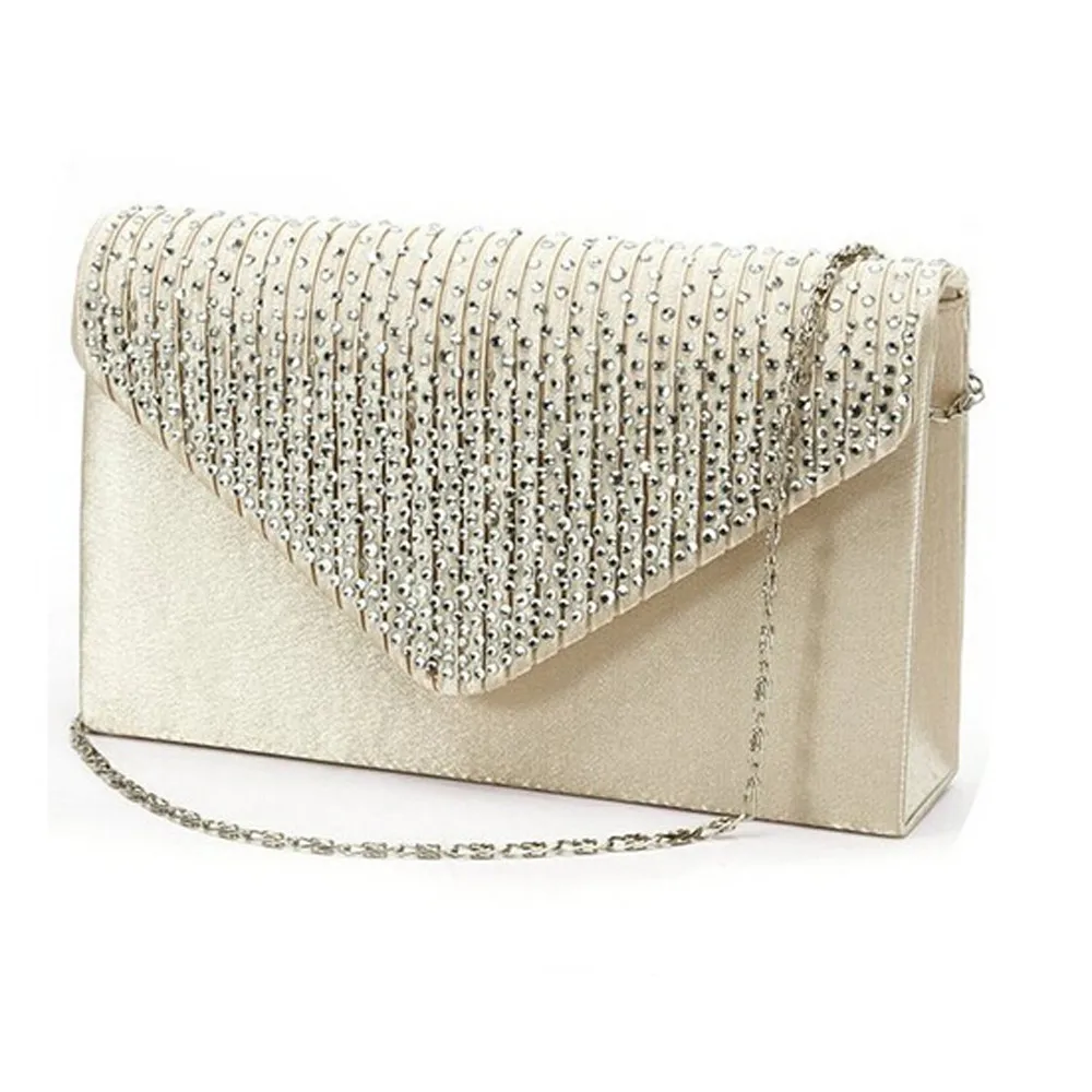 Ladies Satin Clutches Evening Bags Crystal Bling Handbags Wedding Party Purse Envelope Fashion Womens Bags Wallet Clutch Bag Hot
Ladies Satin Clutches Evening Bags Crystal Bling Handbags Wedding Party Purse Envelope Fashion Womens Bags Wallet Clutch Bag Hot