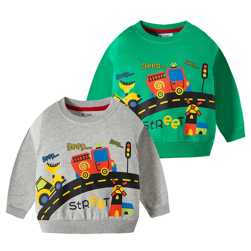 Kids Boy Sweatshirt Soft Cotton Toddler Baby Long Sleeve Tshirts Clothes Car Print Elastic Hem 2 3 4 5 6 7 Years Wear Sping Fall
Kids Boy Sweatshirt Soft Cotton Toddler Baby Long Sleeve Tshirts Clothes Car Print Elastic Hem 2 3 4 5 6 7 Years Wear Sping Fall